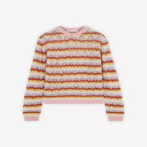 메종키츠네 스웨터 NW00802KF00020032 PASTURE ROSE WILD STRAWBERRY DOM