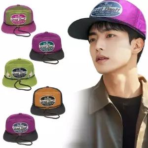 야광 반사띠 부착 넓은챙 낚시용 칠각형 캡 다색상 야간 안전 레저 스포츠