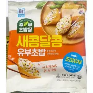 주부 초밥유부 600gX8 도시락 주먹밥 맛있는 새콤달콤 고소한 재료 소풍 어묵