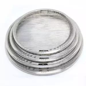 [하프클럽/]스텐 그릴판 바베큐 고기판 원형 330mm 불판 석쇠