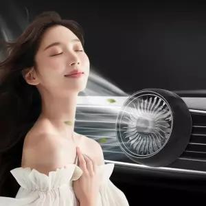리예 차량용 송풍구 선풍기 (거치대 포함)