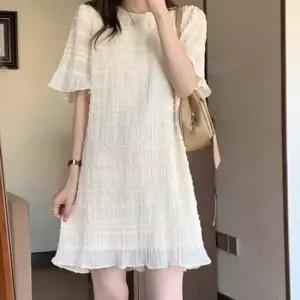 바캉스룩 데일리룩 오피스룩 하객룩 활용좋은 미니프릴원피스