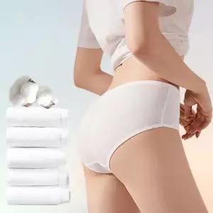 [하프클럽/]순면 팬티 여성용 일회용 생리 산후 여행용 위생 속옷 조리원