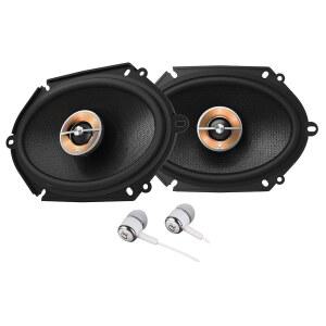 인피니티 카파 6X8 5X7 300와트 100와트 RMS 양방향 동축 자동차 오디오 스테레오 멀티 엘리먼트 스피커 유니피봇 트위터와 오버사이즈