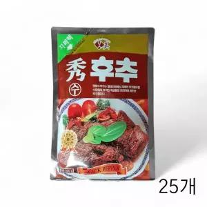 WL 맛미 수 후추 70퍼센트 200g X 25개 음식점후추 식당 후춧가루 가루후추 고기향신