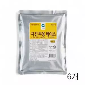 WL 대상주식회사 청정원 치킨 부용 베이스 800g X 6개 치킨파우더 분말가루 식자재