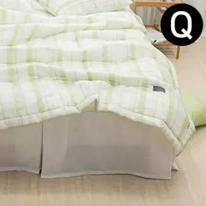 샤브레 여름 간절기 이불 퀸 Q (올리브 그린) 이불