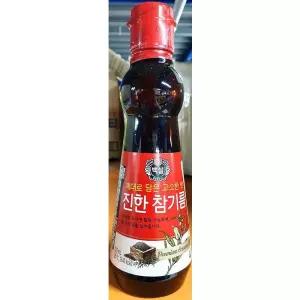 참기름 (진한 백설 320ml)X4 조미료 양념 고소한 식용