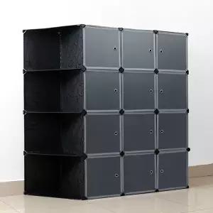 고품질 DIY 복합 선반수납장 140x140cm 조립식옷장 수납장 옷 조립식옷장 옷장행거 진열장 WFM226X