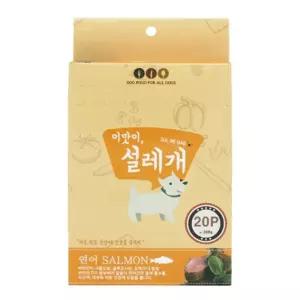 강아지 습식 스틱 간식 연어 15g 20개입 1P 파우치반려견짜먹는 영양 반려 애짜먹는 애영양 짜먹는애 부드