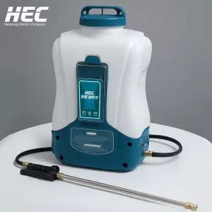 HEC 충전식 농약분무기 20리터 고압 저진동 살포기 자분 방역 압축 세차 원예용 롱노즐 전동 농업용