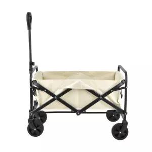 캠핑카트 웨건 4륜 바퀴 접이식 디자인 하중 150 kg 100L 대용량 600D 패브릭 애완견 유모차 장비캐리어 트