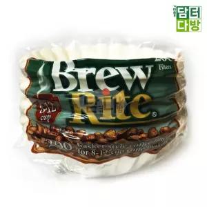 Brew Rite 원형여과지 No.45 200매 종이 커피필터지 드립세트 용품 핸드 드리퍼