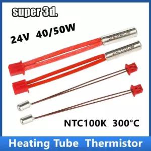 40 50W 24V 카트리지 히터 고온 300 스프라이트 S1 ENDER 압출기 3D 1PCS Ther stor