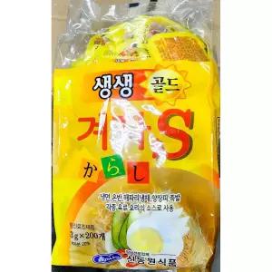 일회용 겨자 (신 3g x200입)팩 팩겨자 냉면소스 포장 조미료