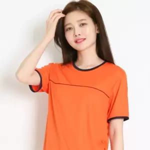 공장직영 티공장 유니렉스/ 헬스복/쿨티/에어로쿨 배색라운드 반팔/KU-4009