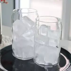 캔맥주 디자인 유리잔 내열유리 카페 에이드 주스컵