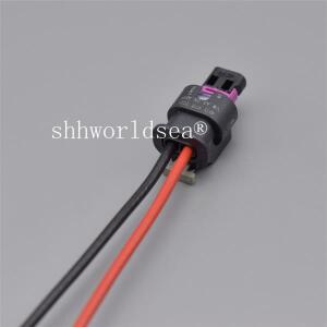 Shhworldsea 1pcs 자동 연료 인젝터 커넥터 와이어 방수 충격 센서 플러그 0- 2112986 -1 1- 1718643 -VW