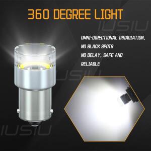 2pcs 12V 24V 스트로브 P21W 1156 T20 7443 BAY15D R10W R5W 트럭 플래시 깜박이 자동차 Led 전구 램프