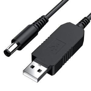 USB 전원 부스트 라인 DC 5V 9V / 12V 승압 모듈 컨버터 어댑터 케이블 2.1x5.5mm 플러그