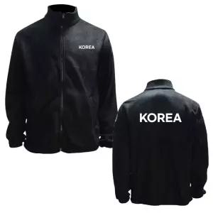 블랙 기모 겨울 후리스 집업 KOREA
