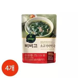 CJ 비비고 양지살 소고기 미역국 500g x 4개 (12429036)