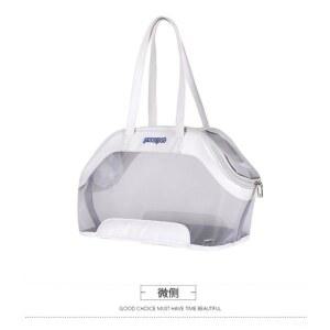 강아지 슬링백 포대기 기내용 이동가방 컬러 분홍