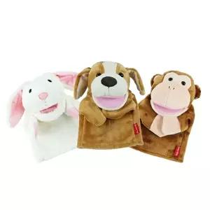 고품질 말하는 손인형 포유류 500036 손인형 말하는인형 포유류 교육완구 동물인형 스토리용 WFM31FE