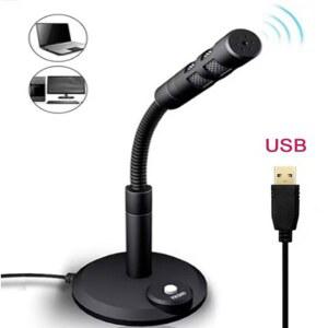 색소폰핀마이크 USB 컴퓨터 마이크 온라인 채팅용 PC 노트북용 스튜디오 소음 데스크탑 팟캐스팅 제거 게임