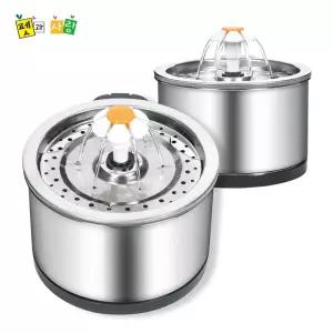 고양이 강아지 스텐인리스 정수기 2.5L