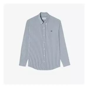 라코스테 공식 남성 포플린 저지 스트라이프 셔츠 CH625E-56G 166