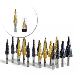 N5879 홀쏘 홀가공 스텝드릴 비트 73mm 6~18 천공날 홀커터