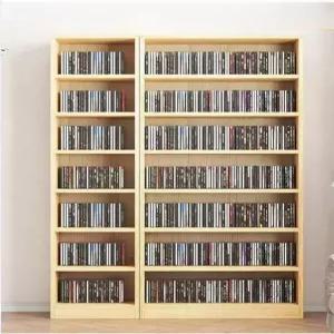 cd랙 원목 보관함 dvd 꽂이 게임 다용도 다층 캐비닛 진열 정리 선반 턴테이블 거치대