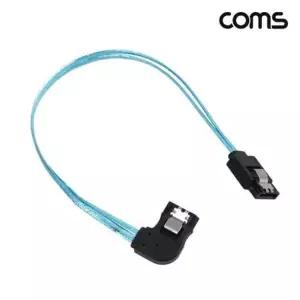 [텐바이텐]SATA3 하드 HDD 꺾임 우향 케이블 6Gbps 클립 25cm