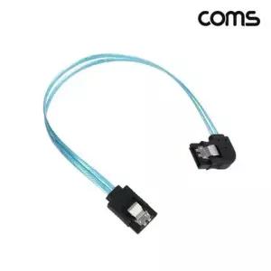 [텐바이텐]SATA3 하드 HDD 꺾임 좌향 케이블 6Gbps 클립 25cm
