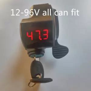 전기 자전거스쿠터전자 자전거에 키 잠금 LCD 디스플레이 와 12V 24V 36V 48V 60V 72V ebike 자전거 엄지