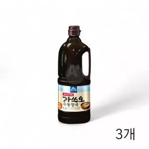 [하프클럽/]WL 면사랑 프리미엄 가쓰오우동장국 1.8L X 3개 우동육수 식당용우