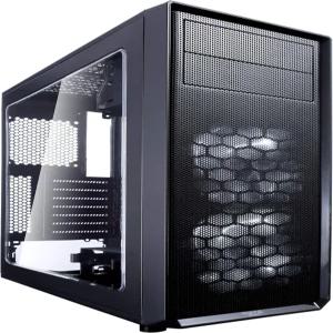 프랙탈 디자인 포커스 G - 미드 타워 컴퓨터 케이스 ATX 높은 공기 흐름 USB 3.0 윈도우 사이드 패널 블랙