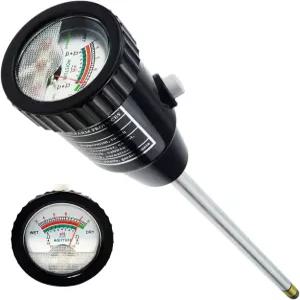 토양 PH 측정기 방수 수분 295mm 길이 전극 프로브 자체 동력 배터리 필요 없음 실내 및 실외 식물 정원