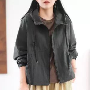 솔저스여성 후드 쇼트 올가을 캐주얼트렌드 집업 카디건 OPH3