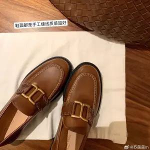 MN 여성 로퍼 소가죽 통굽 빈티지 라운드 가보시 구두 인기5