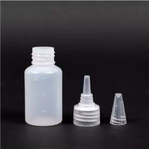뷰티소품 화장품케이스 소분용기 뾰족캡 바늘공병 30ml 투명 플라스틱 리필용기