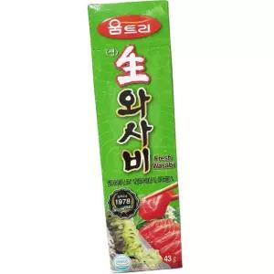 움트리 생 와사비 튜브 43g 5개 고추냉이 일식 초밥
