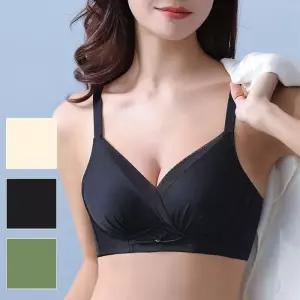 [라일리여성언더웨어] Rly 심리스 뽕브라 새가슴 볼륨 노와이어 브래지어 3