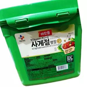 해찬들 사계절 쌈장 6.5K 2개 업소용 대용량 쌈 국내산 채소