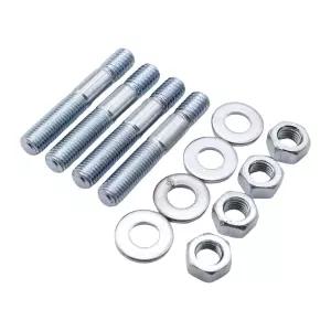 Edelbrock 용 카브레타 카브 스터드 키트, 4 스터드 4 너트 4 와셔