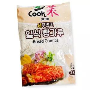 일식 빵가루 튀김용 생무건조 2kg 업소용 대용량 튀김 재료