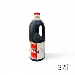 [하프클럽/]WL 하나 우동소스 쯔유 1.8L X 3개 일본 우동다시 육수 볶음우동소