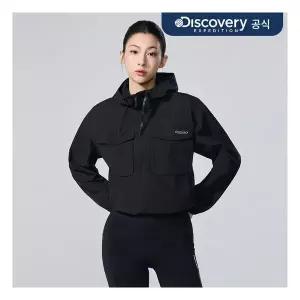 [디스커버리] 여성 프레시벤트2.0 포켓 크롭 바람막이 (BLACK) DWWJ94063-BKS 583428