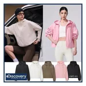디스커버리 26년 봄 신상 여성 베르텍스 2L 아웃도어 크롭자켓/후드바람막이/간절기/춘추용/고투습/방풍/기